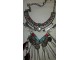 Zenska ogrlica-nerdjajući čelik+poklon kupcu narukvica ručno radjena. slika 1