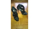 Ženske svečane ZARA crne cipele na štiklu oko 11 cm