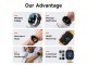 Ženski Bluetooth Smart Watch Gold narukvica slika 9