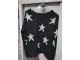 Ženski džemper sa zvezdama kao krop top slika 1