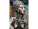 Zidna figura Afrikanka bronza slika 1