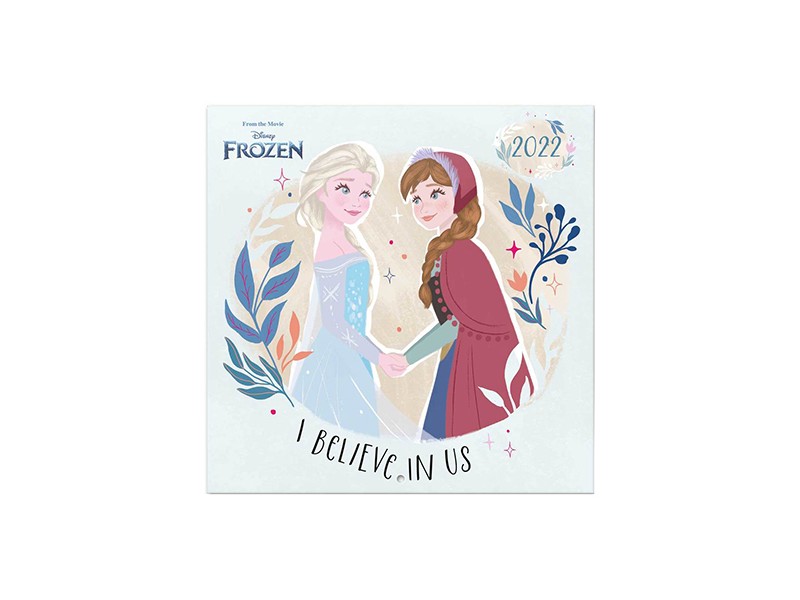 Zidni kalendar 2022 - Disney, Frozen, 30x30 cm - Disney, Frozen