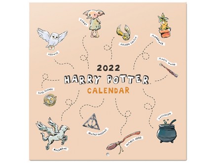 Zidni kalendar 2022 - HP, Magical Moments, 30x30 cm - Harry Potter