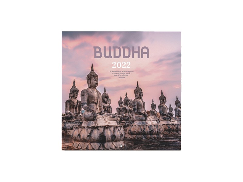 Zidni kalendar 2022 - The Buddha, 30x30 cm - Buddha