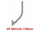 Zidni nosac ** za antenu 28-EK adj steel diam25mm 16x40cm, debljina1.1mm (415)