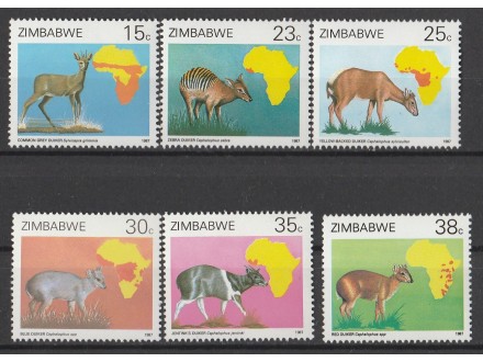 Zimbabve - Fauna 1897