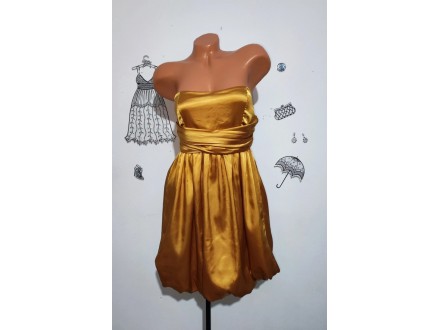 Zlatna top haljina