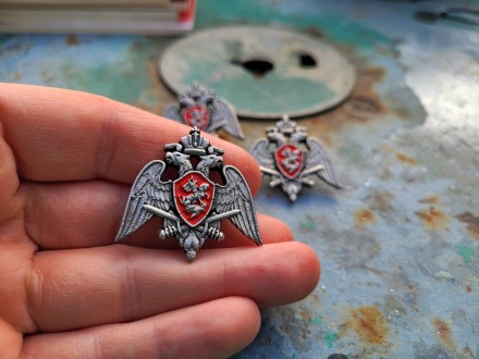 Znacka za rever Ruski orlovi,Grb Rusije znacka pin