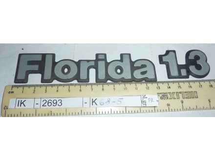 Znak Florida 1.3	IK	-	2693	-	K68-5