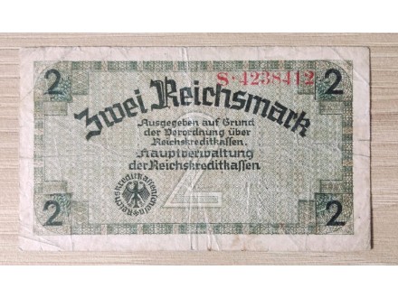 Zwei Reichsmark 1940 - 1945 F