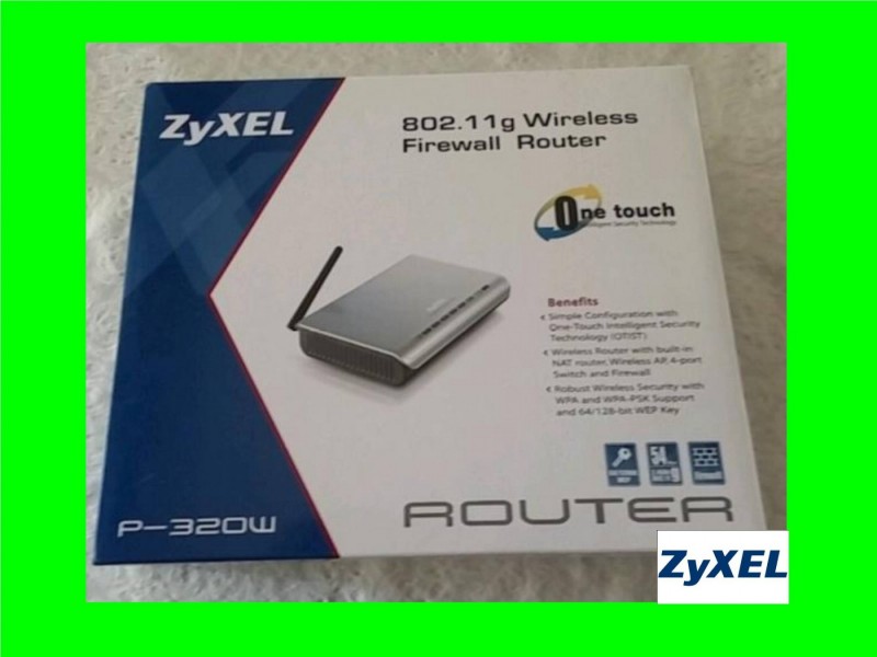 ZyXEL P-320W 4-Port 10/100 Wireless G Router