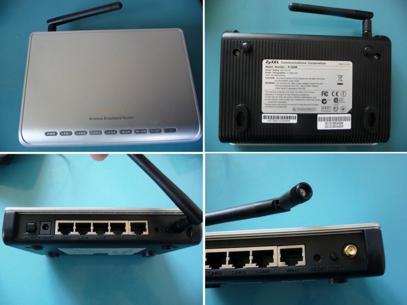 ZyXEL P-320W 4-Port 10/100 Wireless G Router