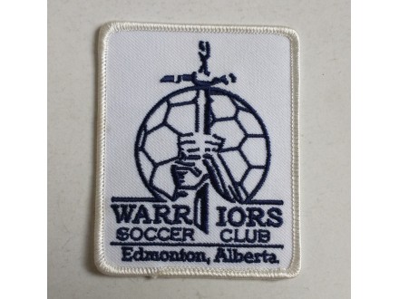 amblem - ševron soccer club WARRIORS Edmonton Alberta