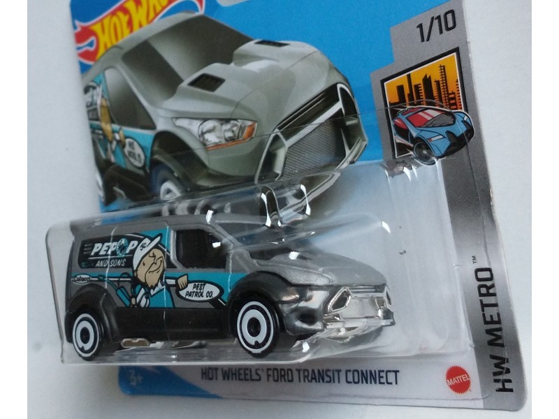 auto Hot Wheels FORD TRANSIT CONNECT