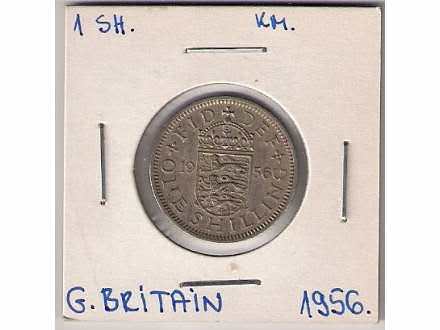 b4 Velika Britanija 1 shilling 1956.