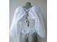 bela letnja pamučna bluza vez br S H&;M slika 2