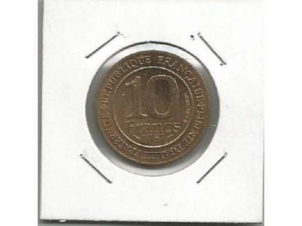 c7 Francuska 10 franaka 1987. Millenaire Capetien