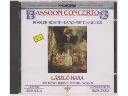 cd / BASSON CONCERTOS - Rossler - Roseti - Danzi ......