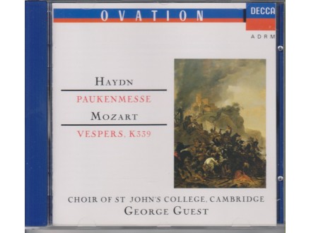 cd / Haydn PAUKENMESSE + Mozart - Vespers K 339