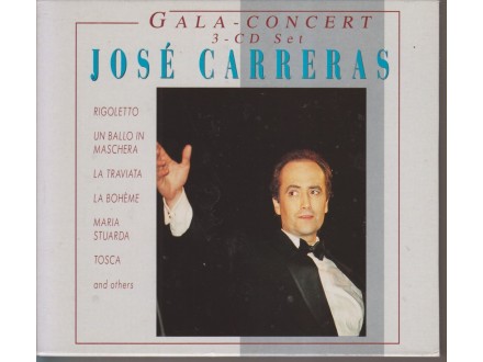 cd / JOSE CARRERAS Gala concert + 3 CD - perfektttttttt