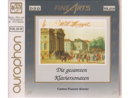 cd / Mozart - Die gesamten Klaviersonaten + 5 CD