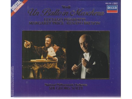 cd / Verdi - UN BALLO IN MASCHERA + 2 CD - perfektttttt