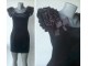 crna mini haljina pliš XS MIMSY PARIS slika 1