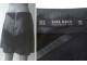 crna mini suknja eko koža broj M ZARA BASIC slika 3