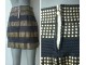 crna mini suknja sa zlatnim nitnama br S ili M slika 3