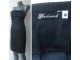 crna top saten kratka haljina M GODSEND slika 3