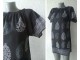 crna tunika sivi motivi br M ili L VIA FIORE slika 2