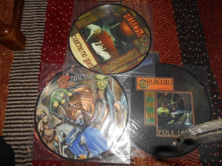 cruachan - a celtic trilogy 3xlp,pic.disc MINT !!!