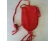 crvena torbica od bas debele velur koze slika 3