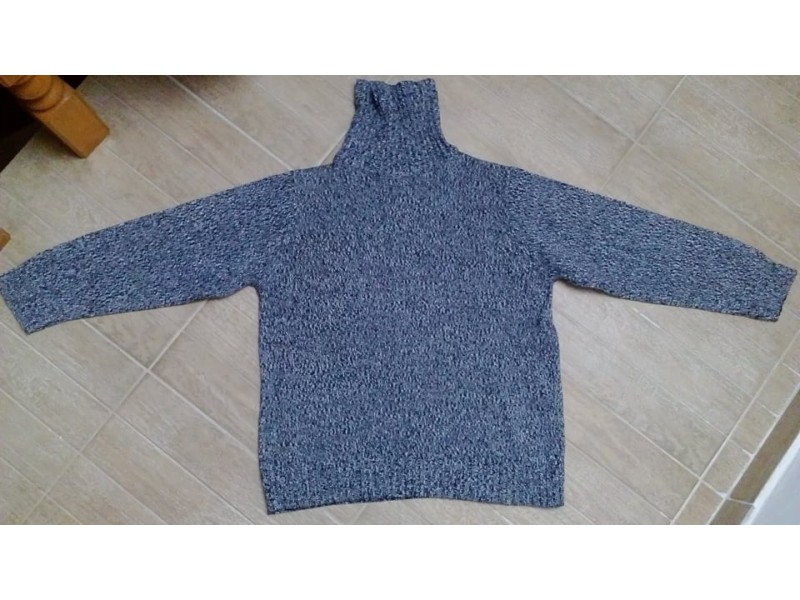 džemper marke Logg od pamučnog konca teget boje