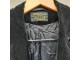elegantni crni mantil od pamucnog plisa,vel.40 slika 2