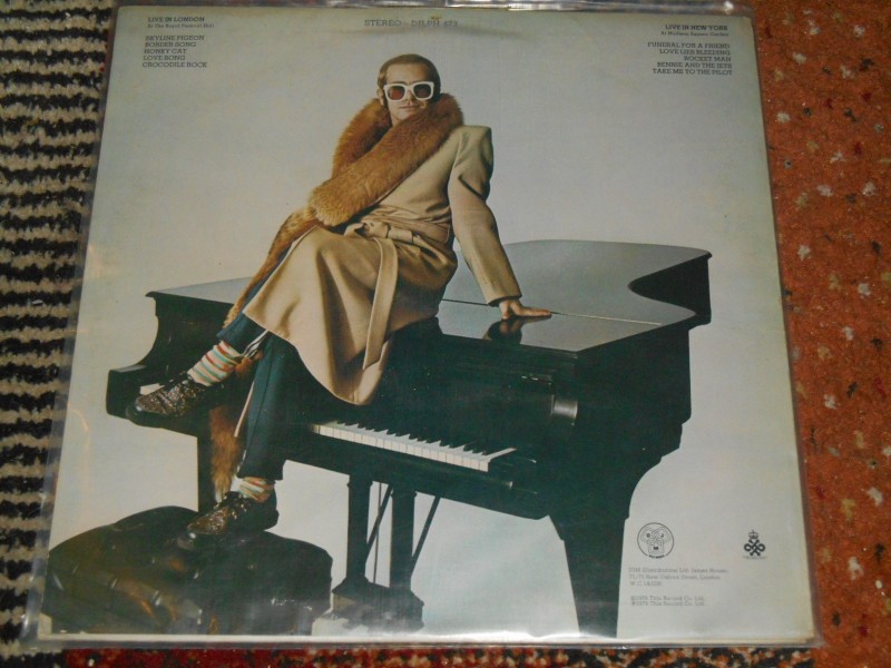 elton john - here and there (UK 1.pres) MINT !!!