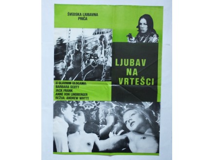 filmski plakat LJUBAV NA VRTEŠCI Yugoslavia