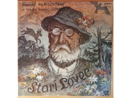 folk LP: MIHA DOVŽAN - Stari lovec (1967) PERFEKTNA