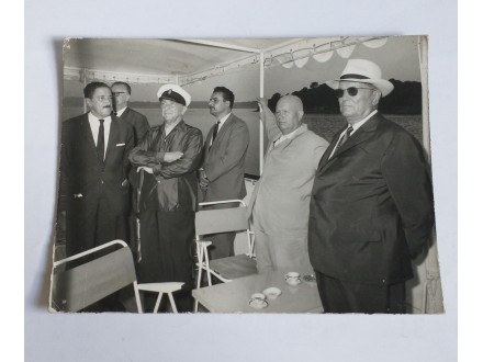 foto TITO I NIKITA HRUŠČOV 1963. na jahti PODGORKA