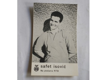 foto - karta NA PLOČAMA RTB Safet Isović Yugoslavia