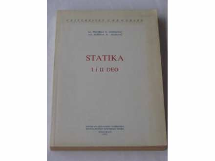 gr - STATIKA I i II DEO - P. Jovanovic ; B. Petrovic