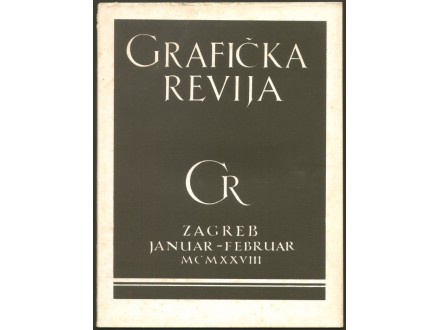 graficka revija 1933 br.1 dizajn stampa reklama