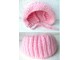 kapa štrikana roze devojčice 1-2 godine slika 2