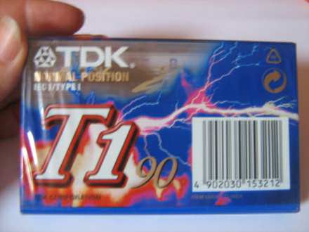 kaseta TDK  T1  -2 komada