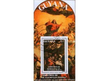 kt503m, 15. dec.1988. Guyana MiBl30-2413(-o-)