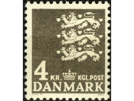 kt894o,  28. aug.1969  Danmark Mi484 ** 1/2