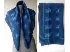 marama svilena modro plava 86x86 cm