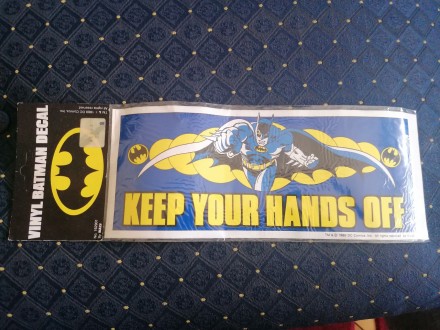nalepnica Batman - Keep your hands off