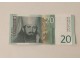 novčanica 20 DINARA NBJ 2000. Yugoslavia slika 6