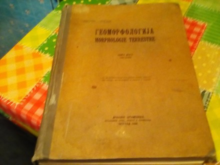 p1 Jovan Cvijić - GEOMORFOLOGIJA II Beograd 1926